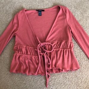 forever 21 tie top
